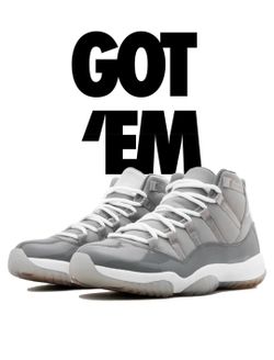 $550 Nike Air Jordan 11 Retro Cool Grey