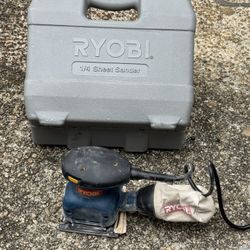 Ryobi 1/4 Sheet Sander with Case