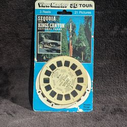 Vintage View-Master 3D Tour: Sequoia and Kings Canyon National Parks (3 Reels, 21 Pictures)