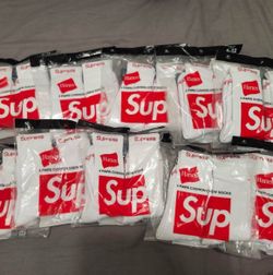 Supreme Hanes Socks