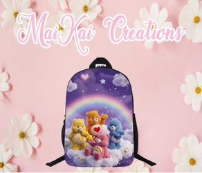 Care bear custom backpack