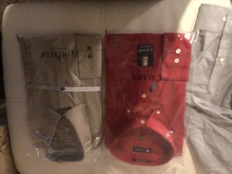 Dress up button shirts chaps and vanheusen