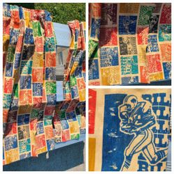 NFL VINTAGE CURTAINS 