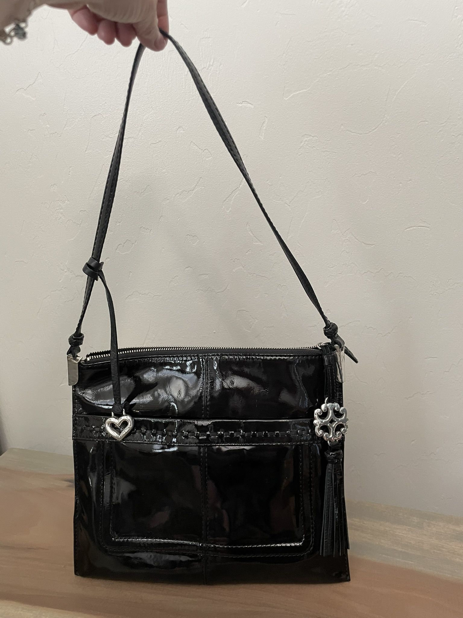 Brighton Patent Leather Slim Purse