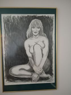 Charcoal portrait