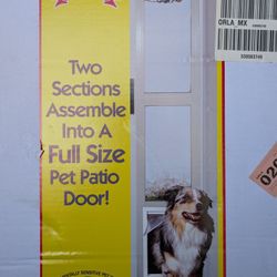Dog Flap Patio Door Insert (NEW!!)