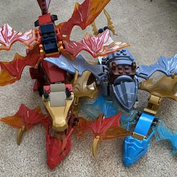 Ninjago dragons, small mechs, and miscellaneous Lego
