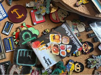 Magnets, Pins, and Comics