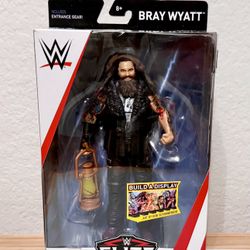WWE Mattel Elite Series 54 Bray Wyatt Action Figure Build A Display Stand New in box. 