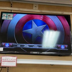 Tv Samsung, *1080p, *Smart, *No Remote, W/wall Mount, Size:40”