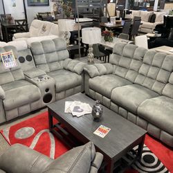 Reclining Sofa Loveseat! 💜🚨🩷 $1,899! 