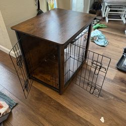 Wooden Dog Crate 