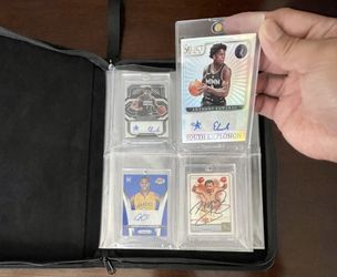 One Touch & Magnetic Hard Case Binder | 4pocket | 24 cards| Sports & Pokemon TCG