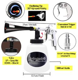 Car interior cleaning gun