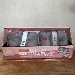 6LB reflective wrist/ankle weights