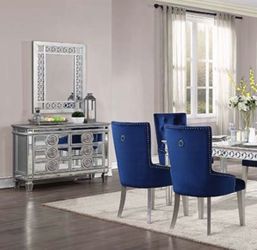 Mirrored dining room server with 6 drawers brand new in box firm price on sale for $499 mirror sold separately for $180