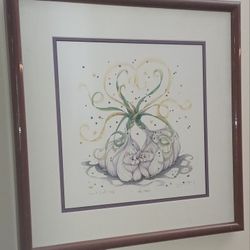 Framed Cat  Prints Jamie S Perry  Deet's on COA's $100sm $200lg