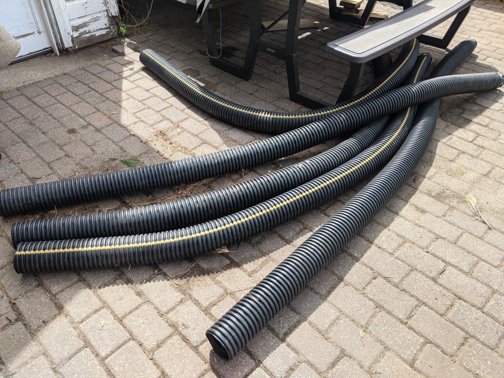 Five 10 Ft Perforated Drain Tubing