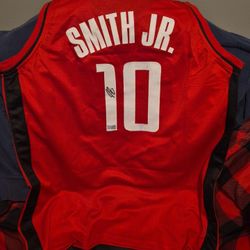 Jabari Smith Jr Signed Jersey 