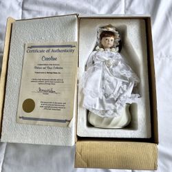 Heritage House Ribbons And Bows Music Porcelain Doll