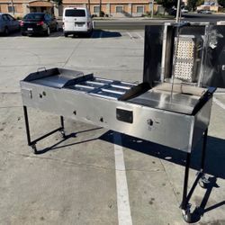 24x20 Inch Flat Grill 6 Treys And Trompo 