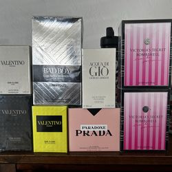 Fragrances for sale.