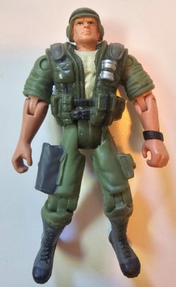 2002 Hasbro GI Joe V9 First Sergeant/GI Joe Field Commander DUKE 3.75in Figure