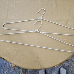 2 New, very sturdy metal jumbo hanger for laundry, etc. 