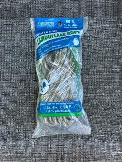 Wellington twisted poly camouflage rope