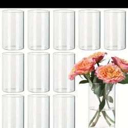 Glass Cylinder Vases for Centerpieces