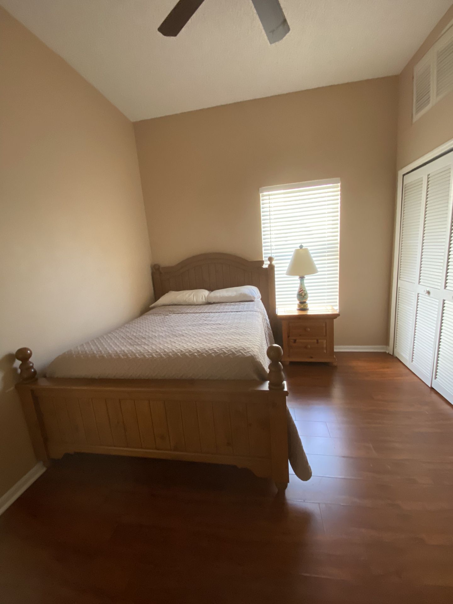 Bedroom Set- Dresser,mirror,nightstand,mattress, Box Spring 