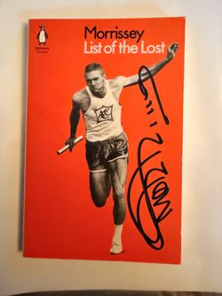 Signed Morrissey Book - List Of The Lost + VIP Concert Shirt Bundle