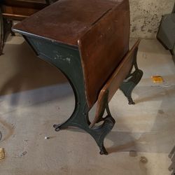 2 Vintage School Desks 