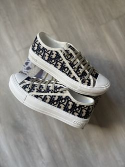 Christian Dior Pattern Sneakers 