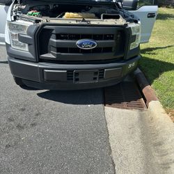 F-150 White Pickup Truck 