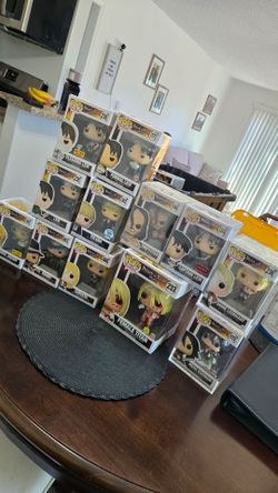 Attack on titan funko pops