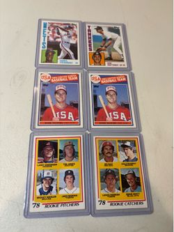 Vintage Baseball Rookie Cards Lot – McGwire, Strawberry, Mattingly, Morris, Murphy