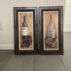 framed vintage paintings 