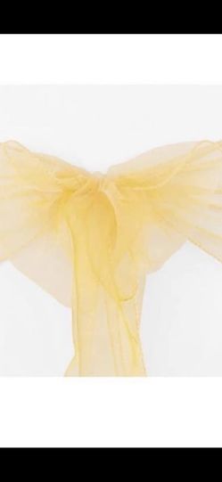 Gold Chair Sashes