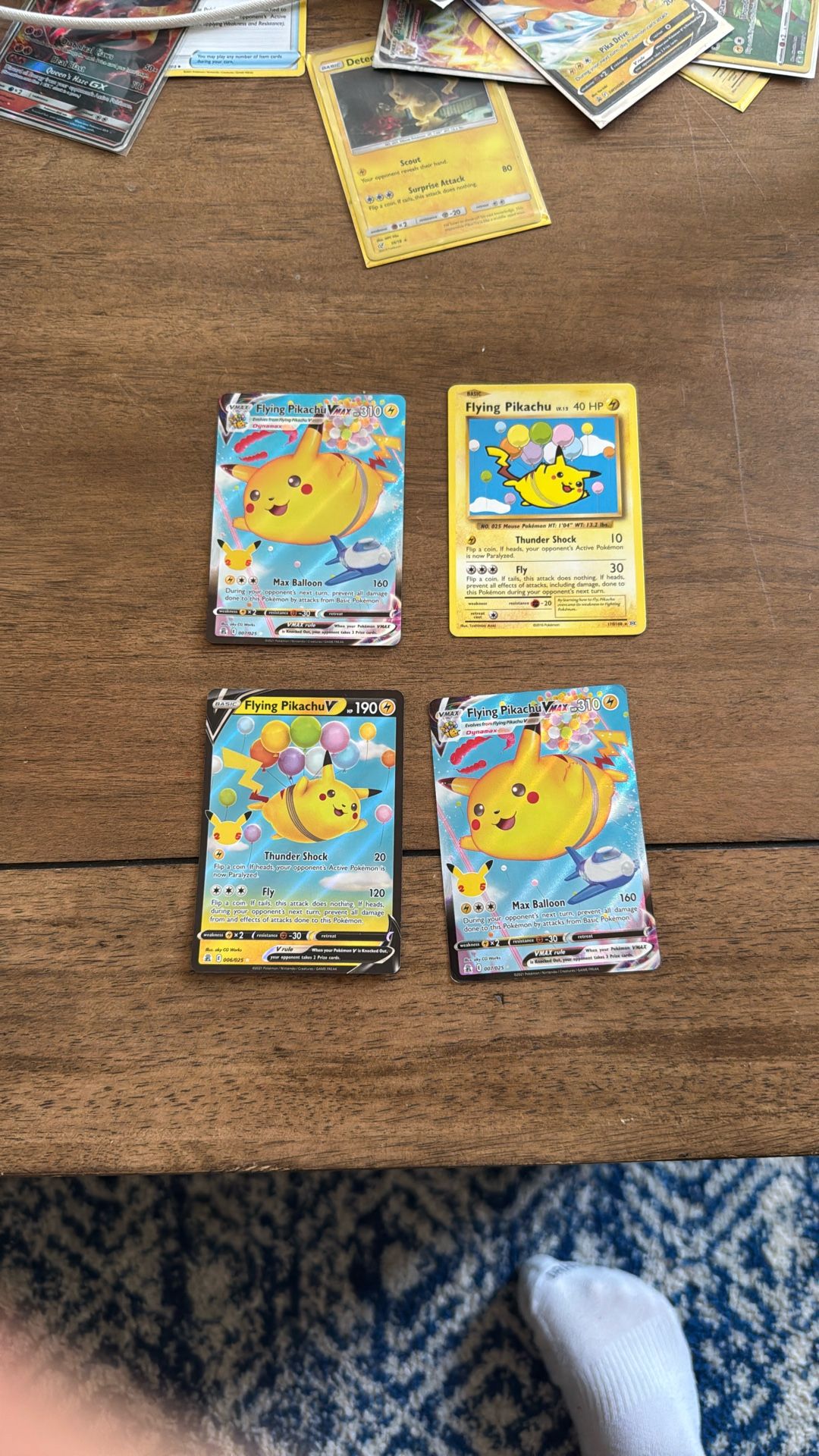 Pokemon Cards: All Flying Pikachu