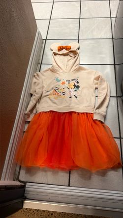 Disney Halloween Hoodie Tutu Dress Girls