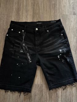 Purple jean shorts size 34
