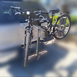 Bike + Bike Rack