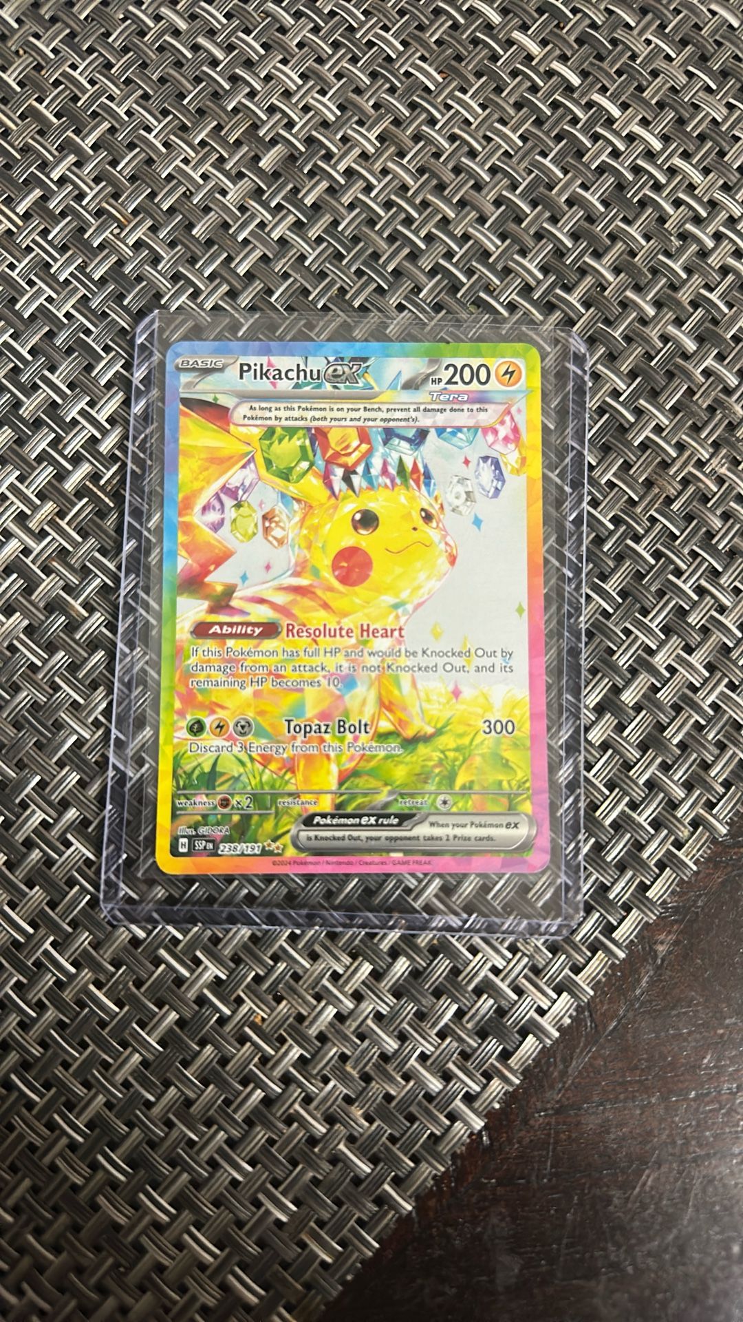 Pokemon Pikachu ex
