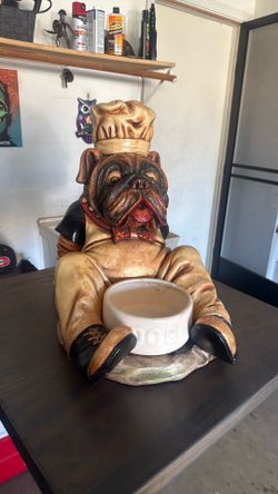 Antique Chester bulldog statue