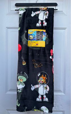 SpongeBob SquarePants Halloween Soft Plush Throw Blanket