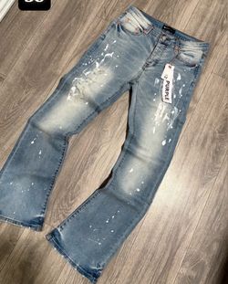 Purple jeans