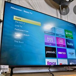 Tv 43" Smart Tvs TCL & HISENSE ROKU