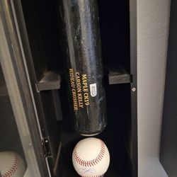 Carson Kelly Game Used Bat And Autographed Baseball 