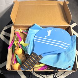 Beach Paddle Ball Set with Carry Bag – Outdoor Game Kit